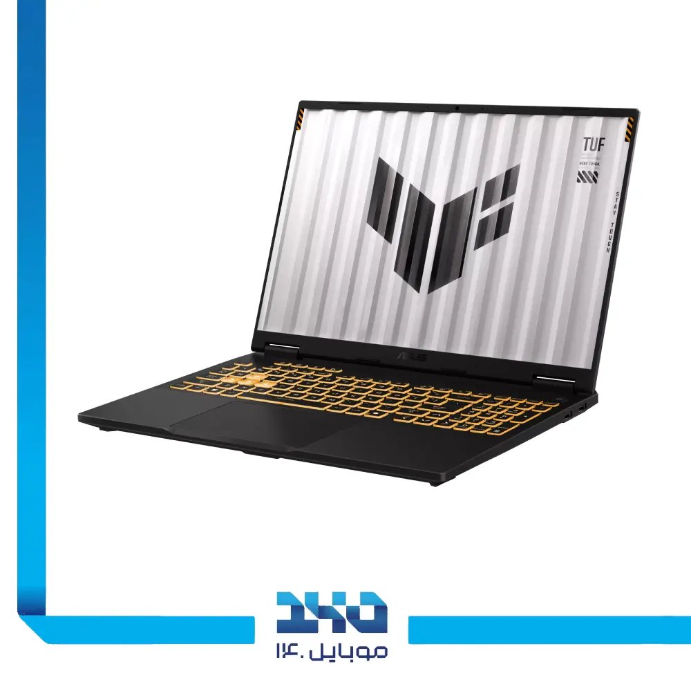 لپ تاپ ایسوس 16 اینچ مدل TUF Gaming F16 FX608JHR i7 14650HX 16GB 512GB RTX 5050