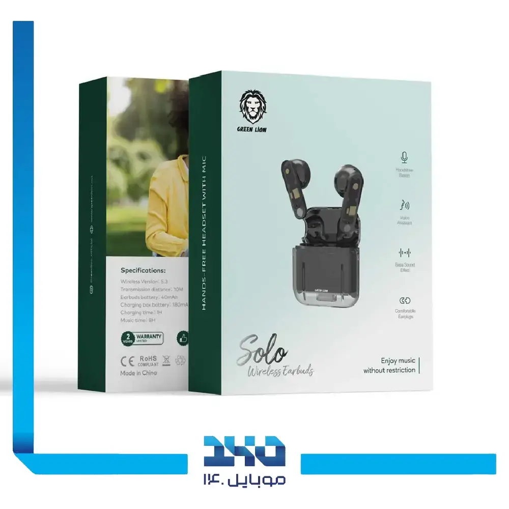 هندزفری بی سیم گرین لاین مدل Solo Wireless Earbuds
