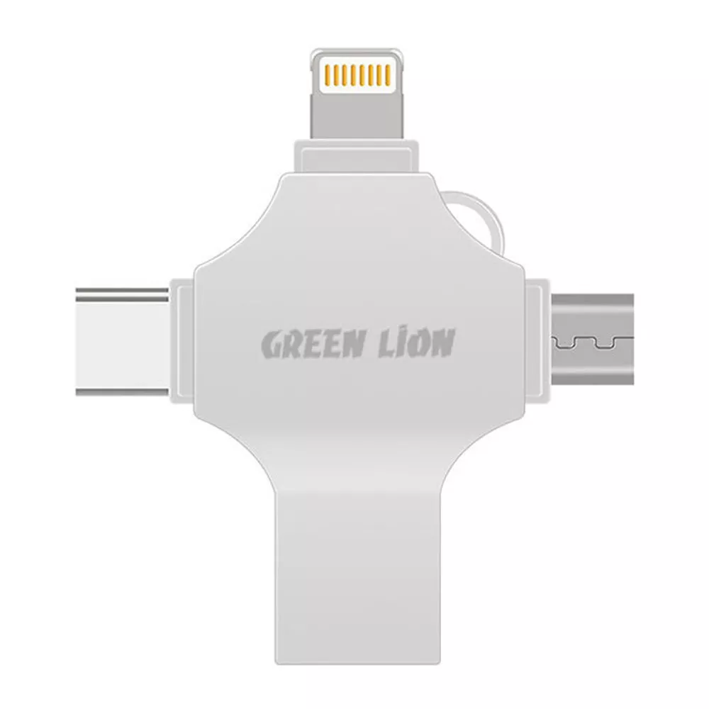 فلش مموری 4 به 1 گرین لاین مدل GN4IN1USB64SL ظرفیت 64 گیگابایت