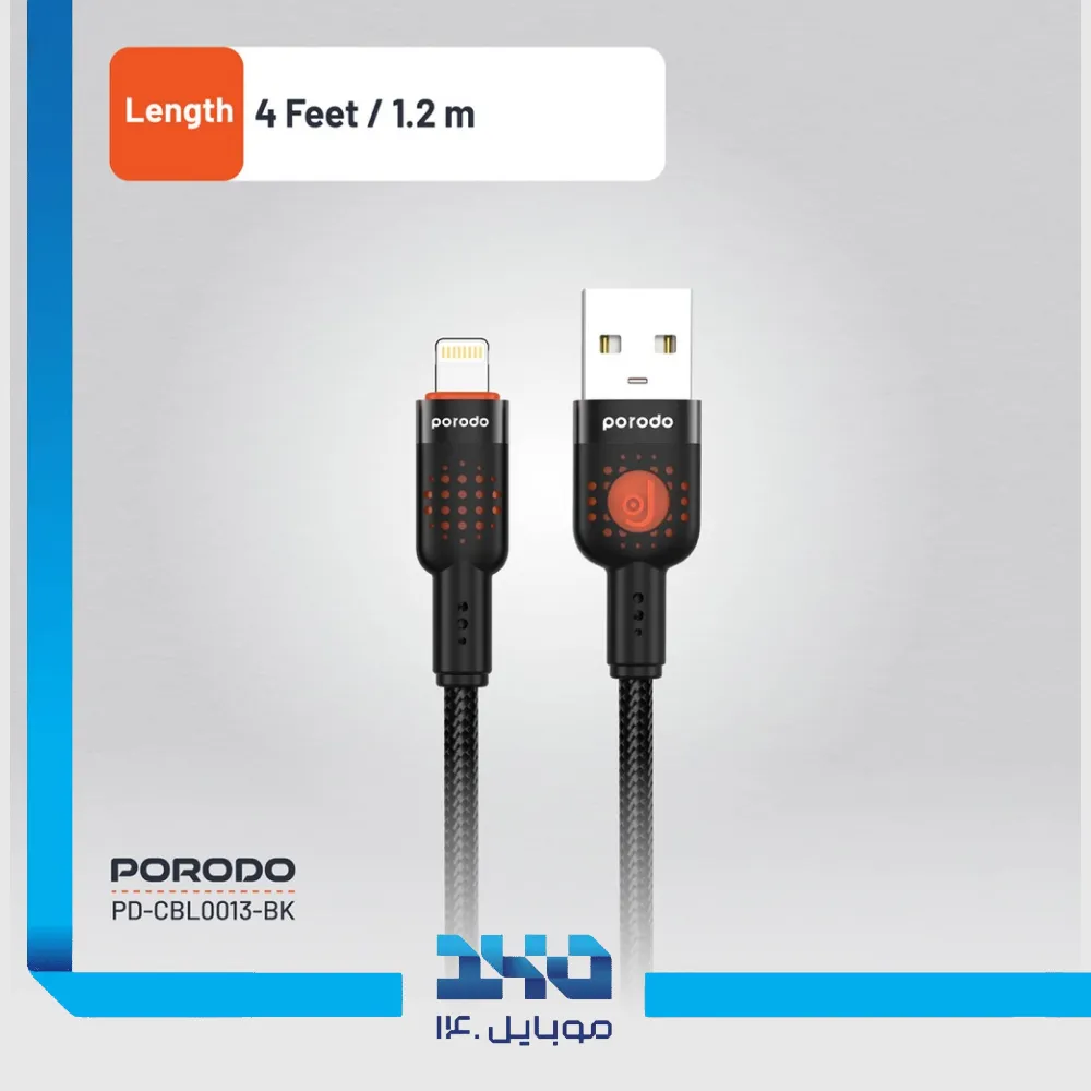 کابل تبدیل USB-A به لایتینگ پرودو مدل CBL0013