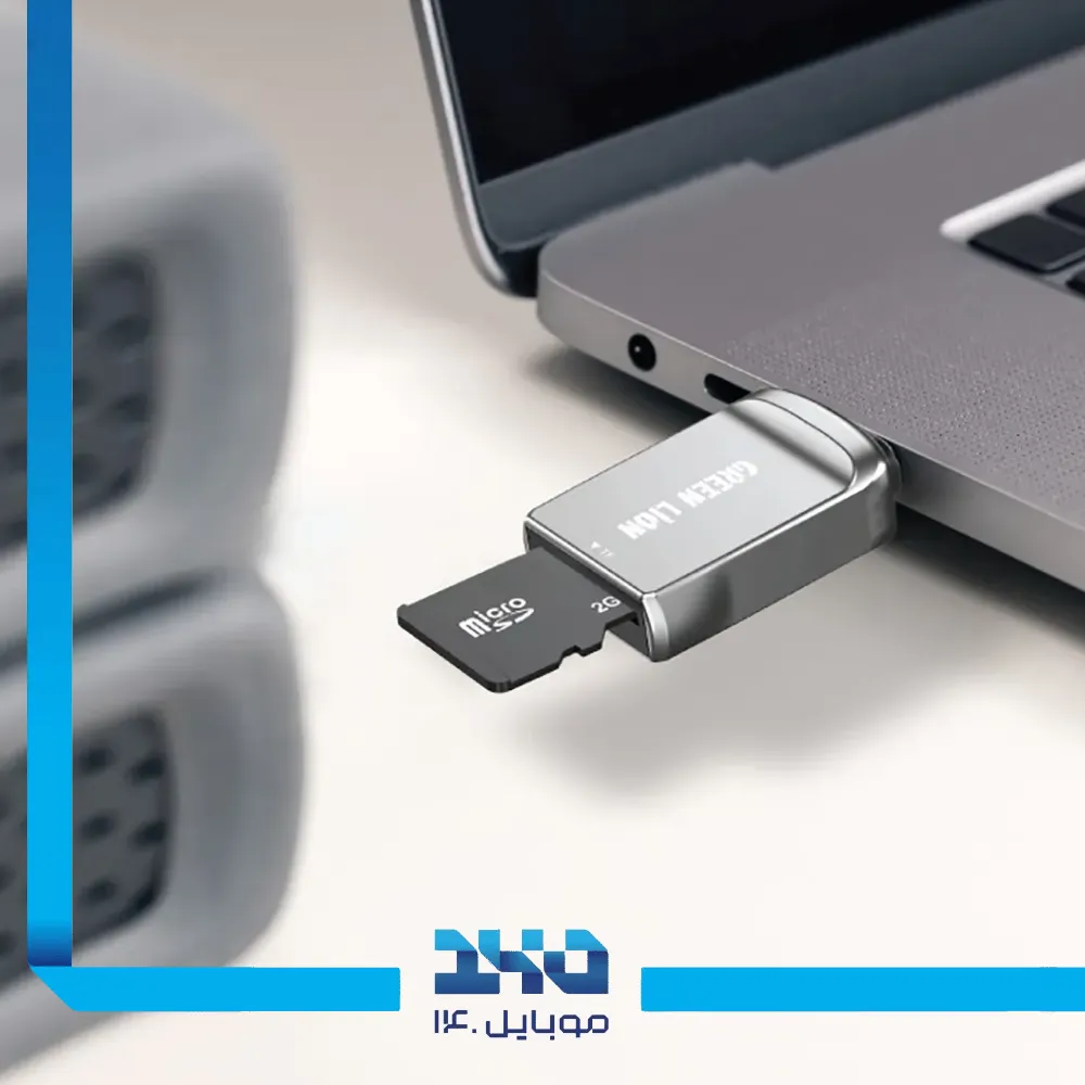 رم ریدر گرین لاین مدل تایپ سی به micro SD