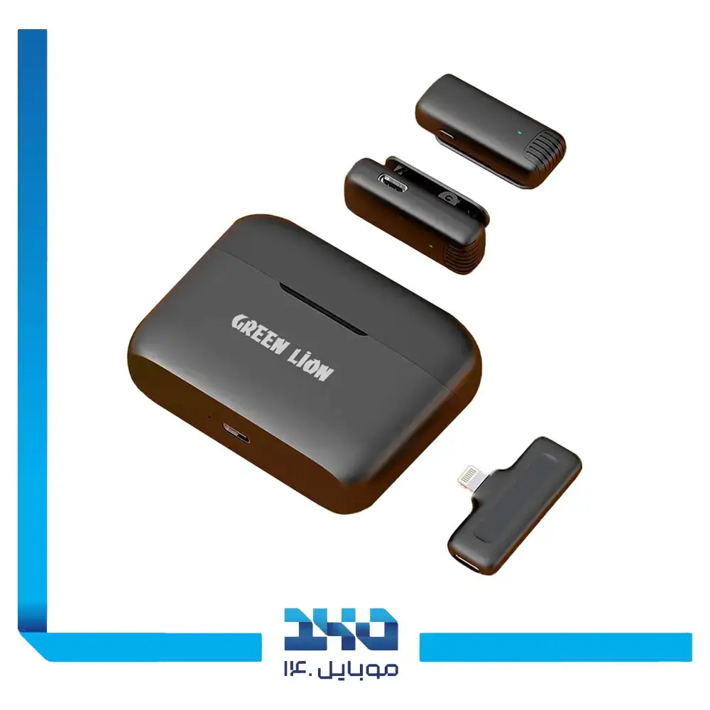 میکروفون بیسیم گرین لاین مدل GN2WMICLGBK (لایتنینگ) | 1 به 2