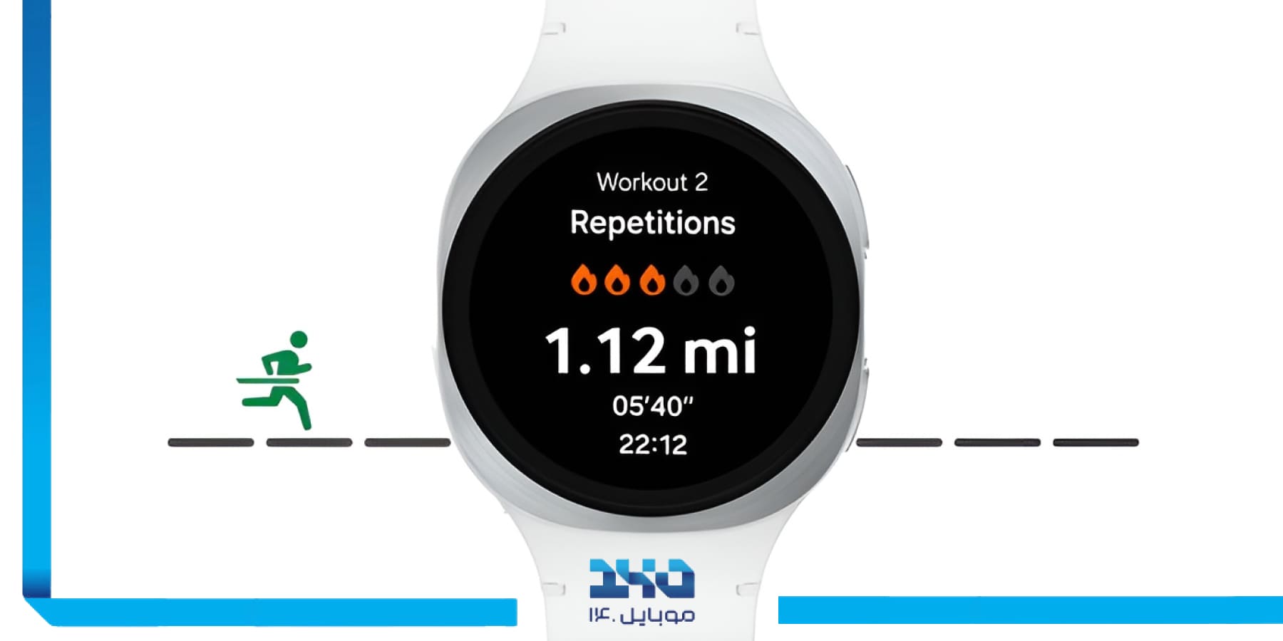قابلیت‌های ورزشی و مقاومت بدنه Samsung Galaxy Watch8 SM-L320 40mm