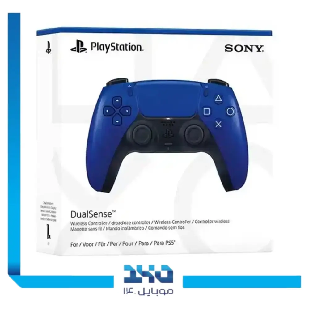 دسته بازی بیسیم DualSense مدل Deep Earth Metallic Blue