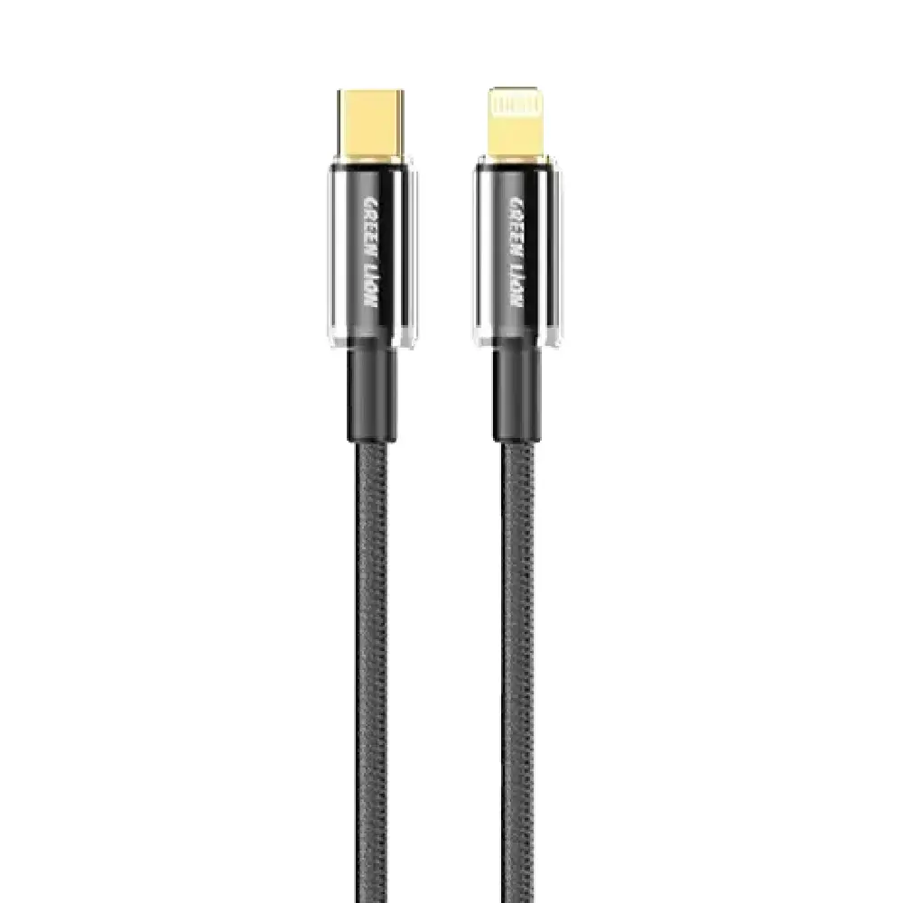کابل تایپ سی به لایتنینگ گرین لاین مدل Type-C To Lightning Tough Cable