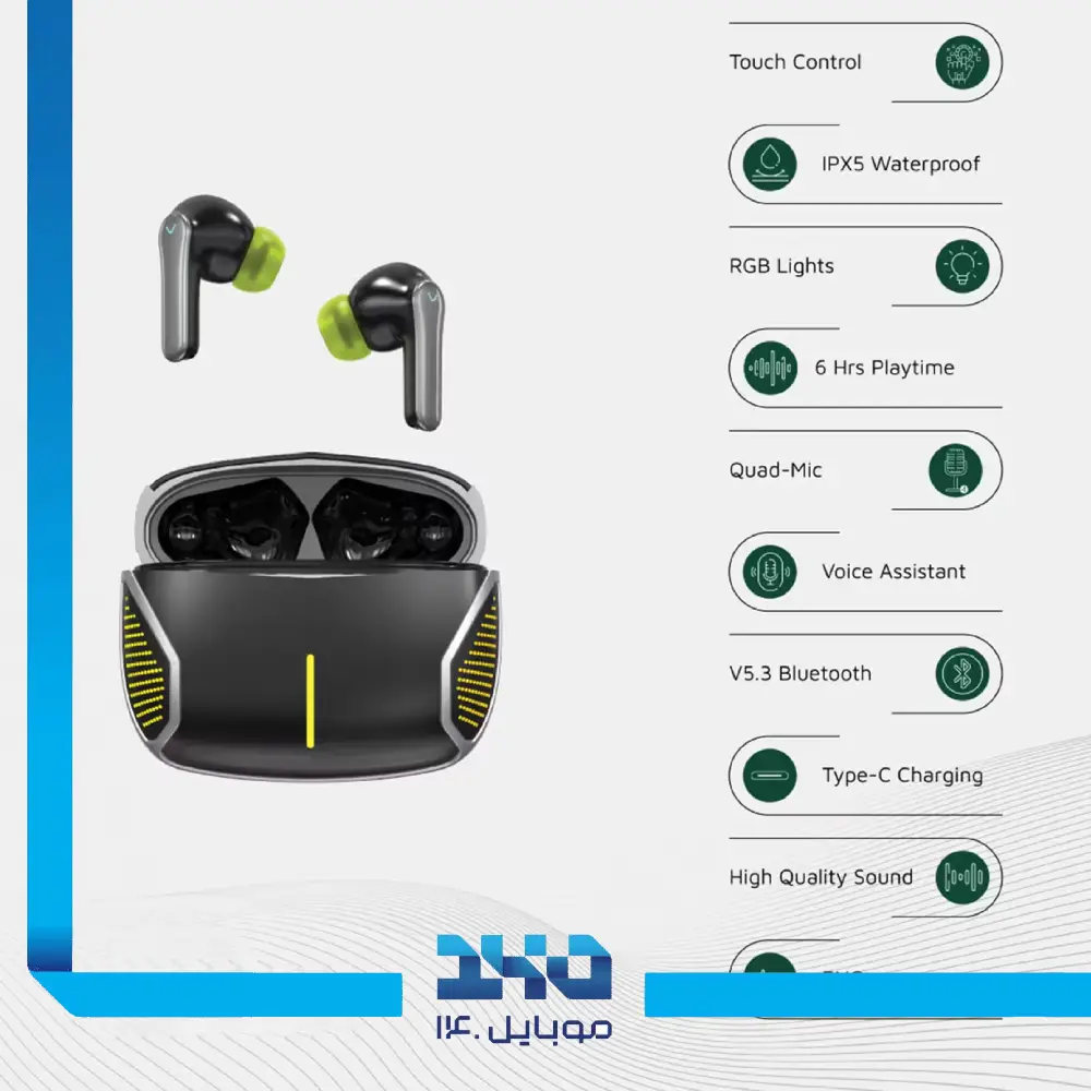 هدفون بی سیم گرین لاین مدل Flex Pro