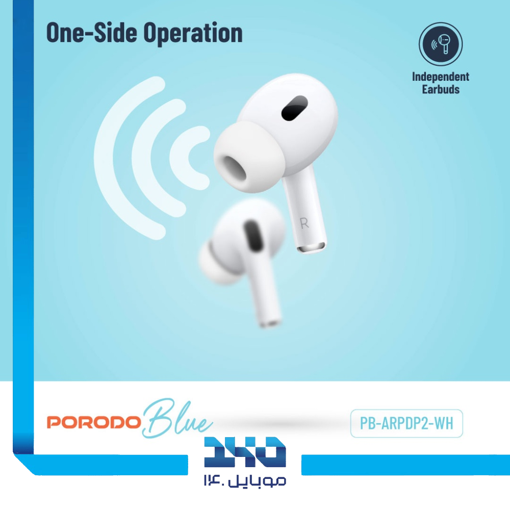 هندزفری بی سیم پرودو مدل Blue Deep Bass Earbuds Pro 2