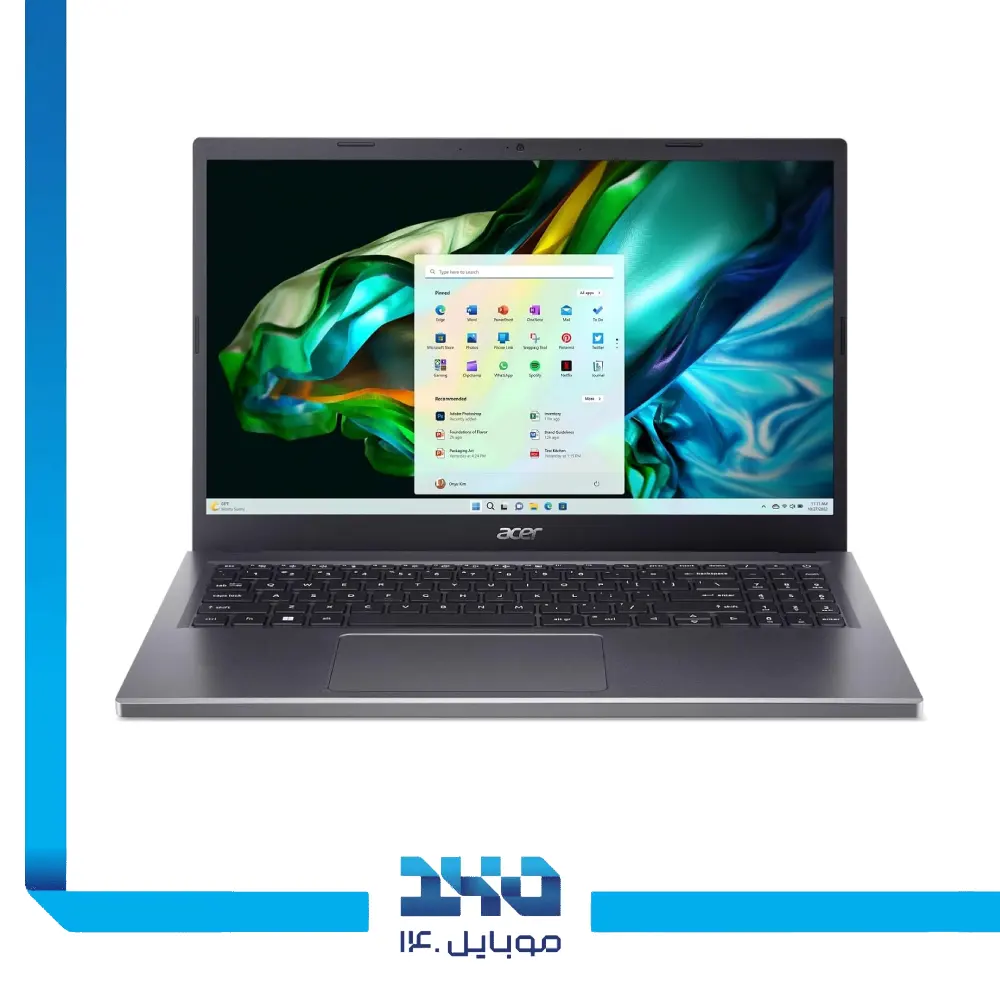 لپ تاپ ایسر 15.6 اینچ مدل Aspire lite al i7 13620H 16GB 512GB Intel UHD Graphics