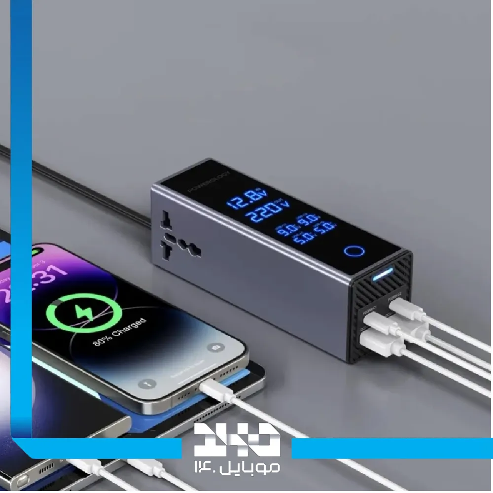 اینورتر خودرو پاورولوژی مدل Universal 2×AC Socket