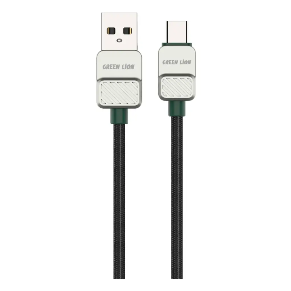 کابل USB-A به تایپ سی گرین لاین مدل Electroplated Braided Cable