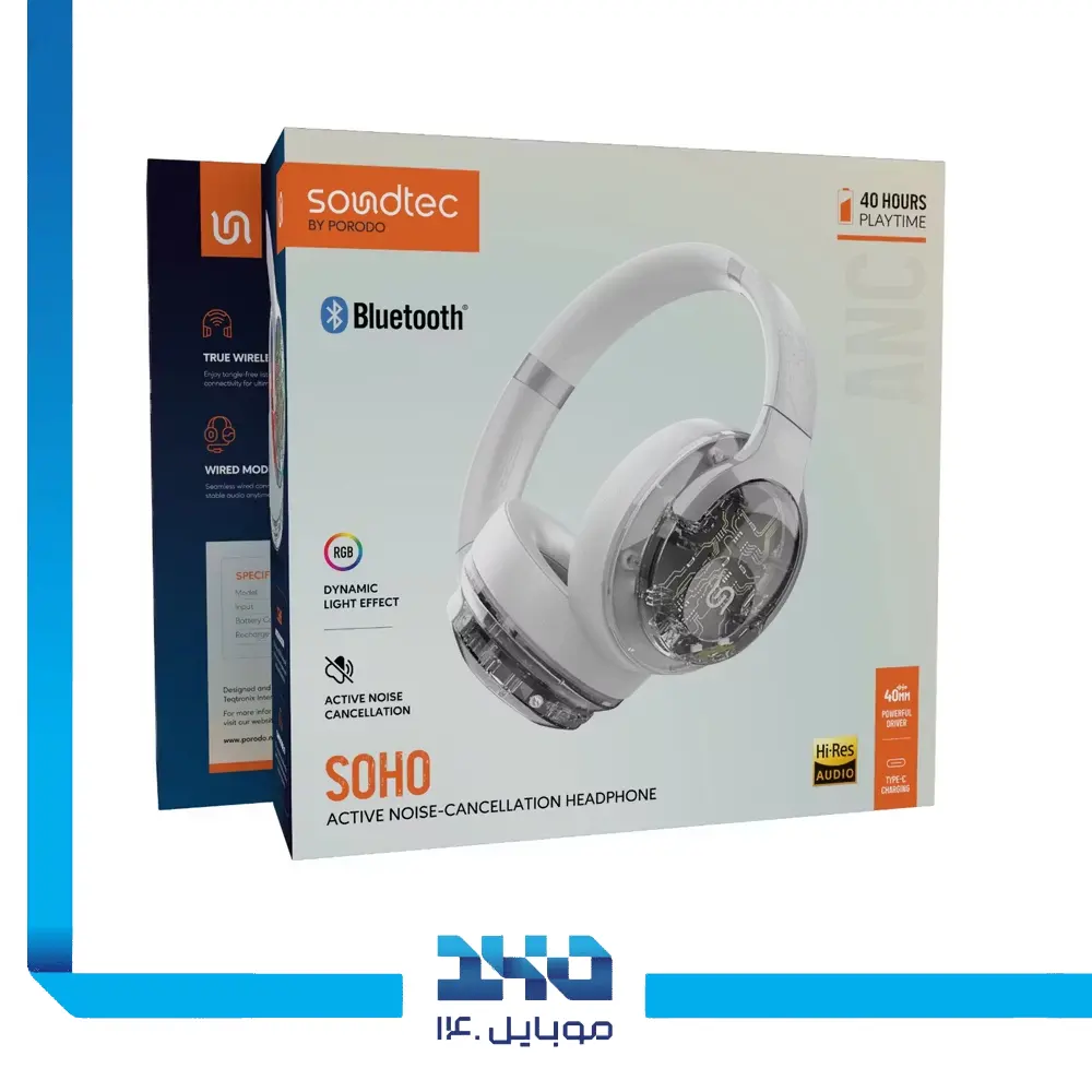 هدفون پرودو مدل Soundtec Soho