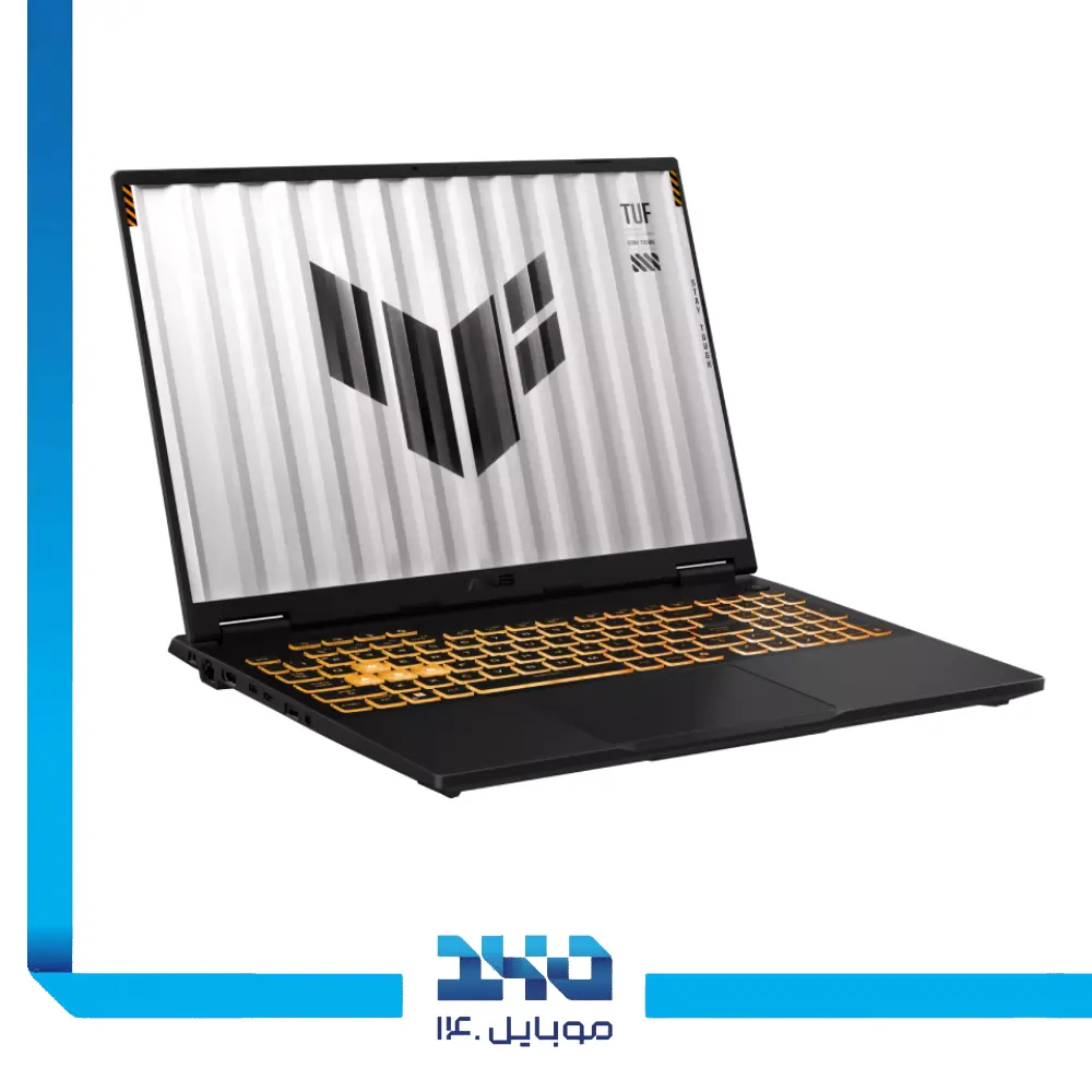 لپ تاپ ایسوس 16 اینچ مدل TUF Gaming F16 FX608JHR i7 14650HX 16GB 512GB RTX 5050