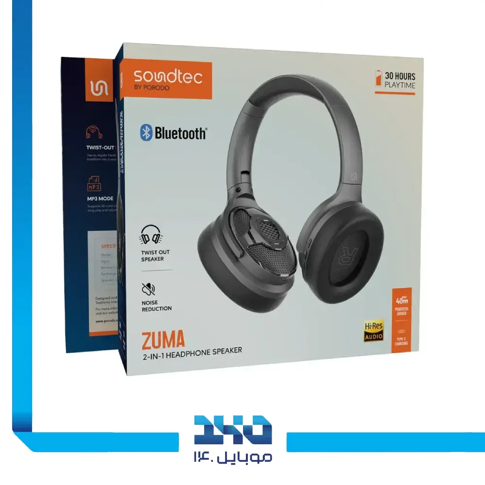 هدفون و اسپیکر پرودو مدل Soundtec Zuma