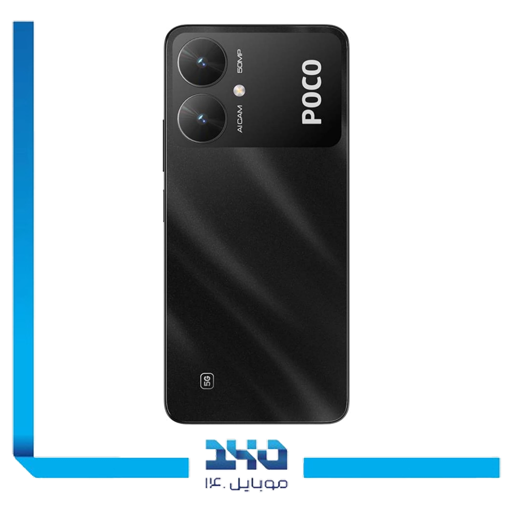 گوشی موبایل شیائومی مدل Poco M6 ظرفیت 128 گیگابایت رم 4 گیگابایت | 5G