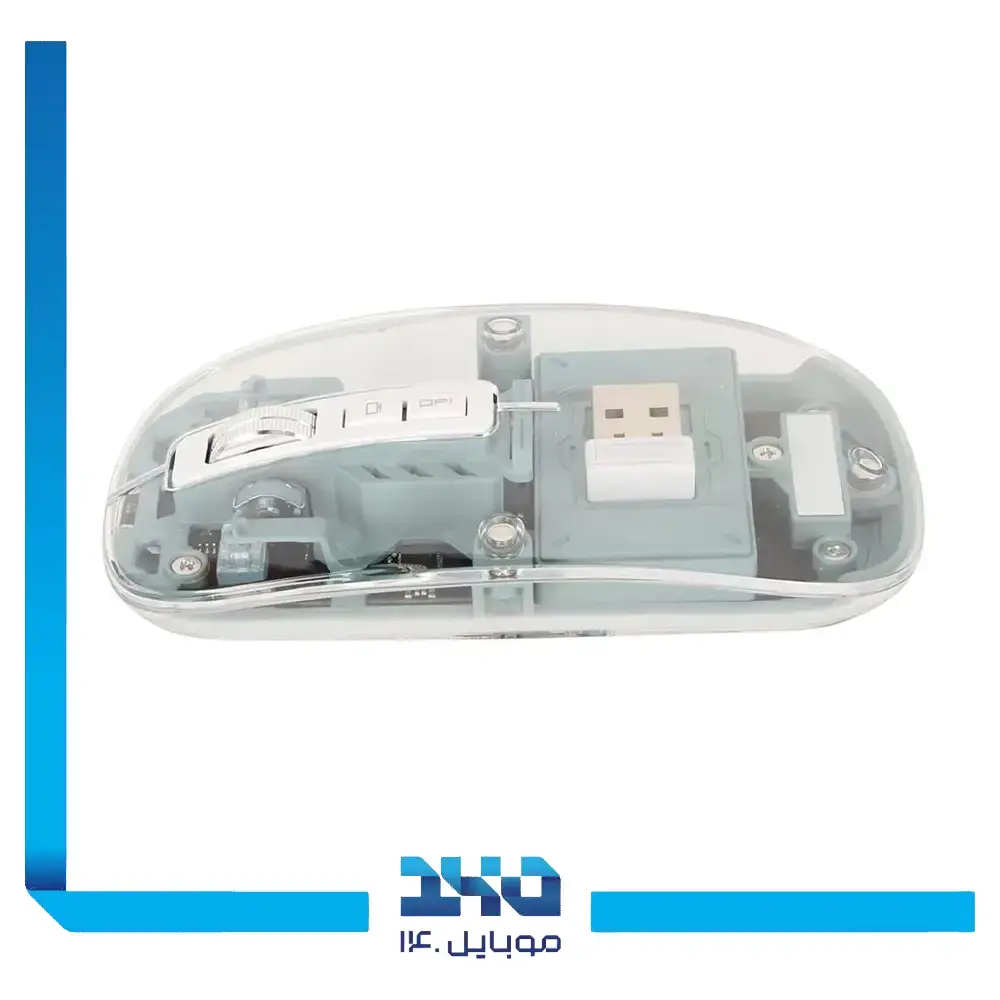 ماوس بیسیم گرین لاین مدل Transparent Mouse GL-113