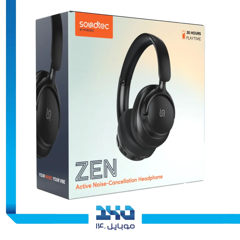 هدفون بی‌سیم پرودو مدل Porodo Soundtec Zen (نویز کنسلینگ)