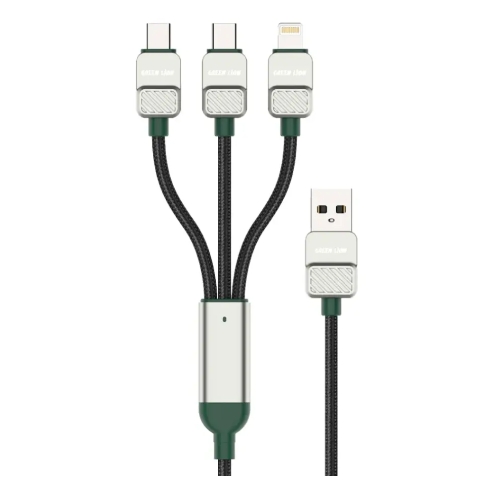 کابل 3 در 1 گرین لاین مدل USB-A to C C L