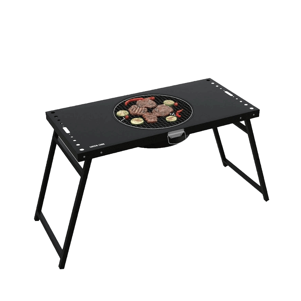 باربیکیو ذغالی کمپینگ گرین لاین مدل Portable BBQ Table