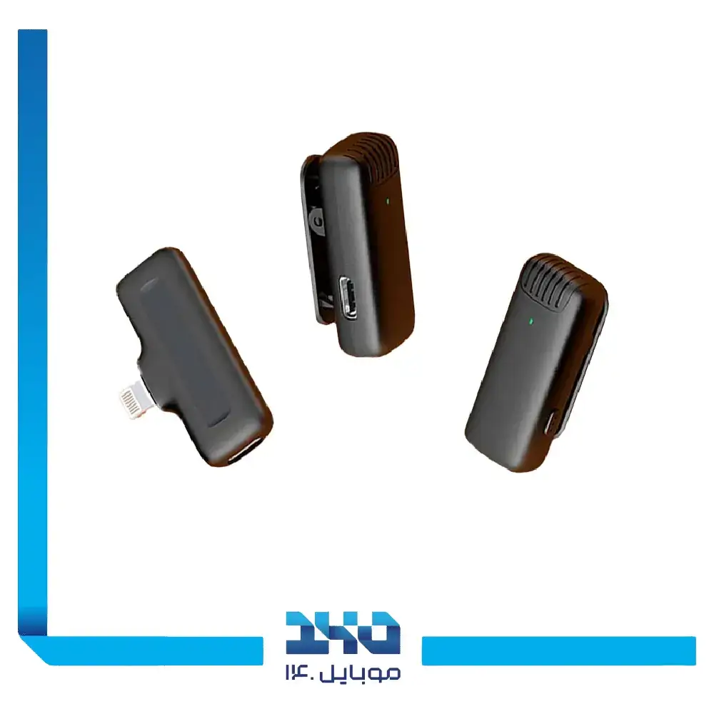 میکروفون بیسیم گرین لاین مدل GN2WMICLGBK (لایتنینگ) | 1 به 2