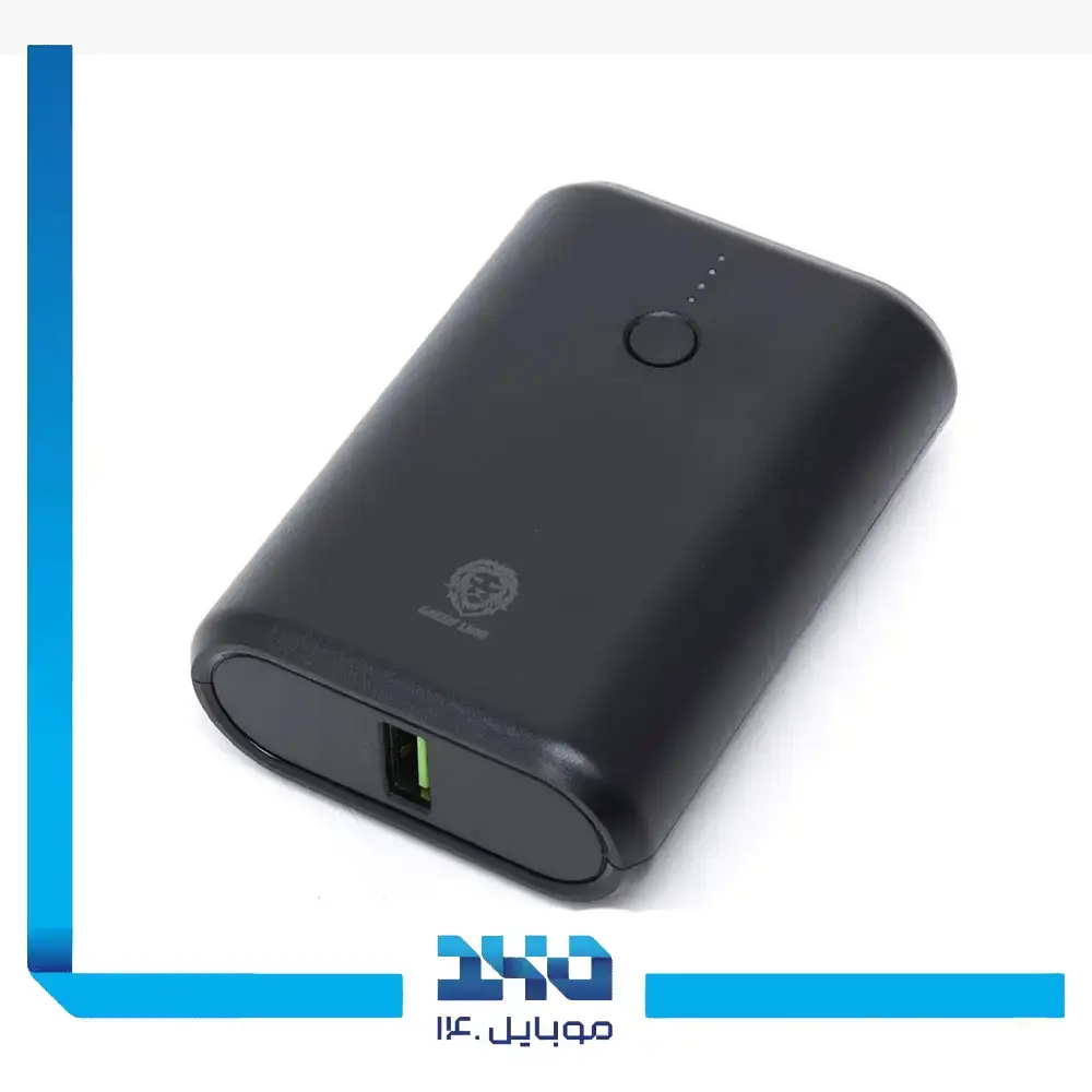 پاور بانک گرین لاین 10000 mAh مدل GNPB10KBK