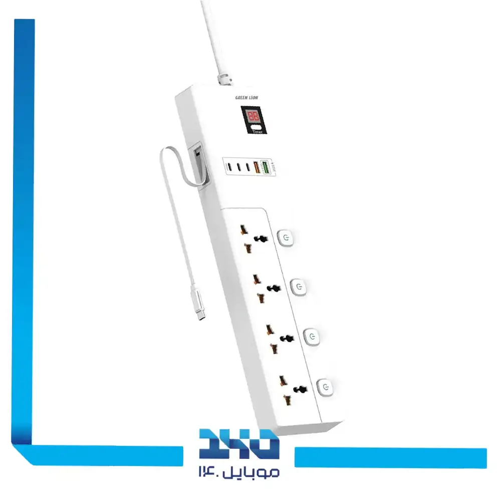 چندراهی و محافظ برق گرین لاین مدل GS-800