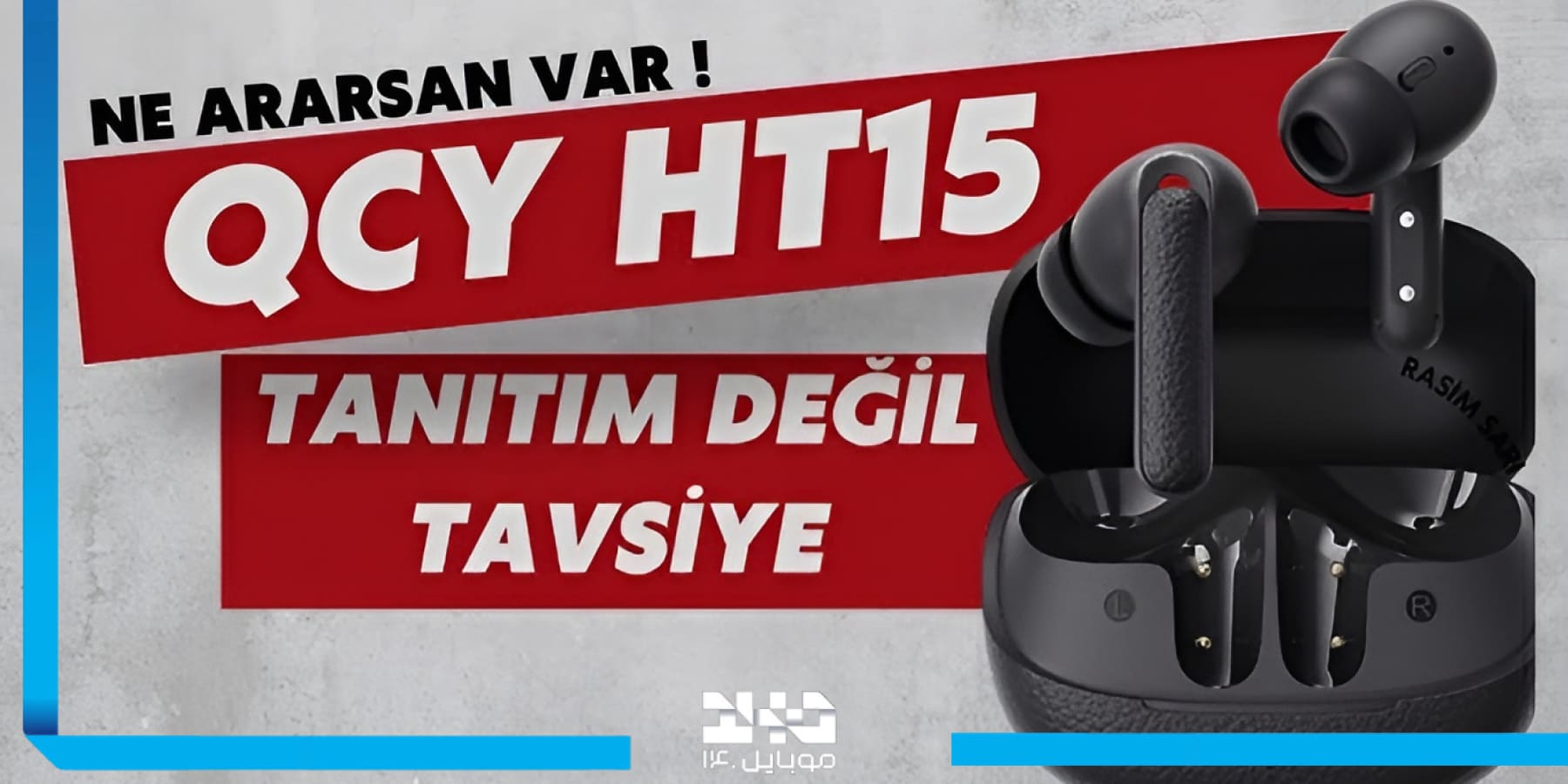 هندزفری بلوتوثی کیو سی وای QCY Buds ANC HT15 Bluetooth Handsfree