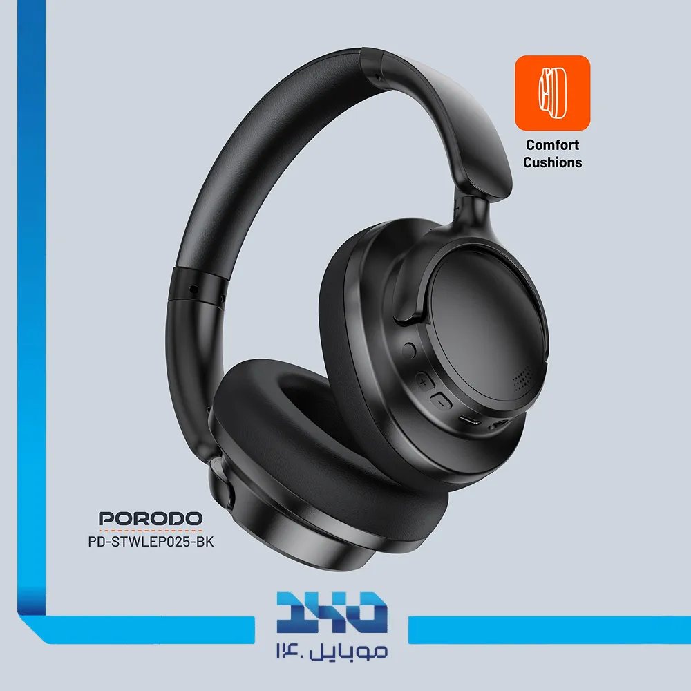 هدفون بی‌سیم پرودو مدل Porodo Soundtec Zen (نویز کنسلینگ)