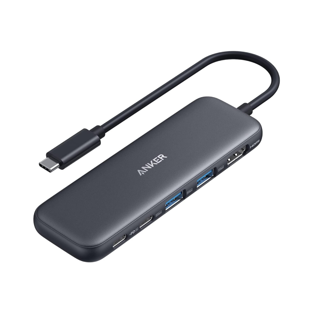 هاب 5 پورت تایپ سی انکر مدل A8355