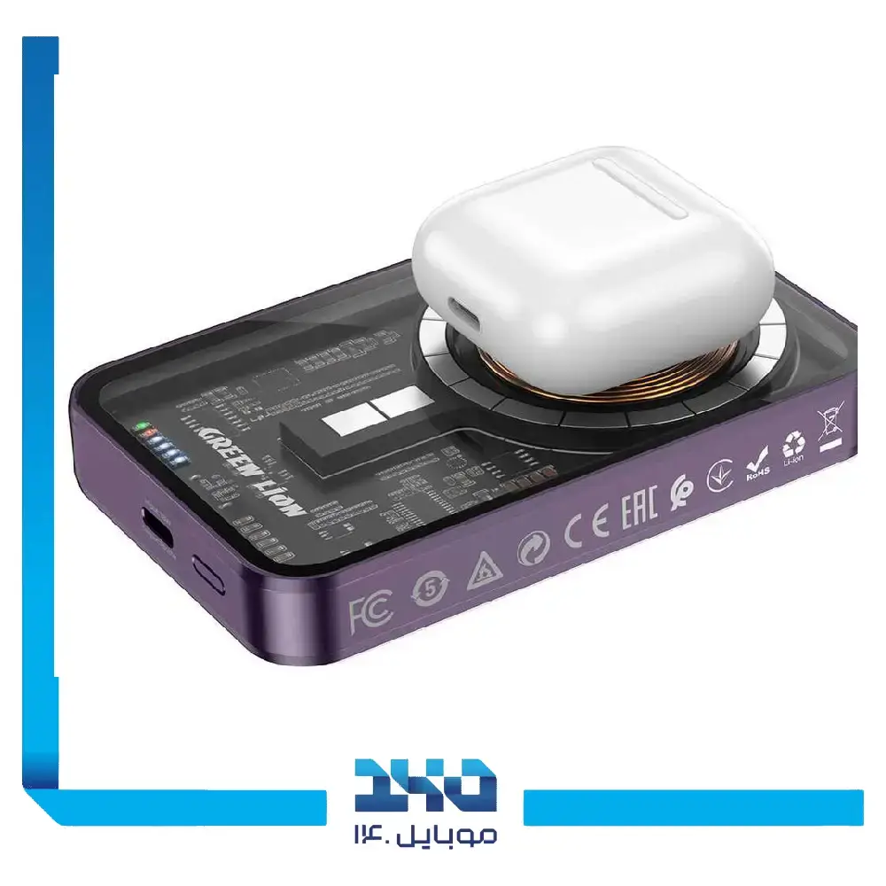 پاور بانک گرین لاین 5000 mAh مدل Transparent