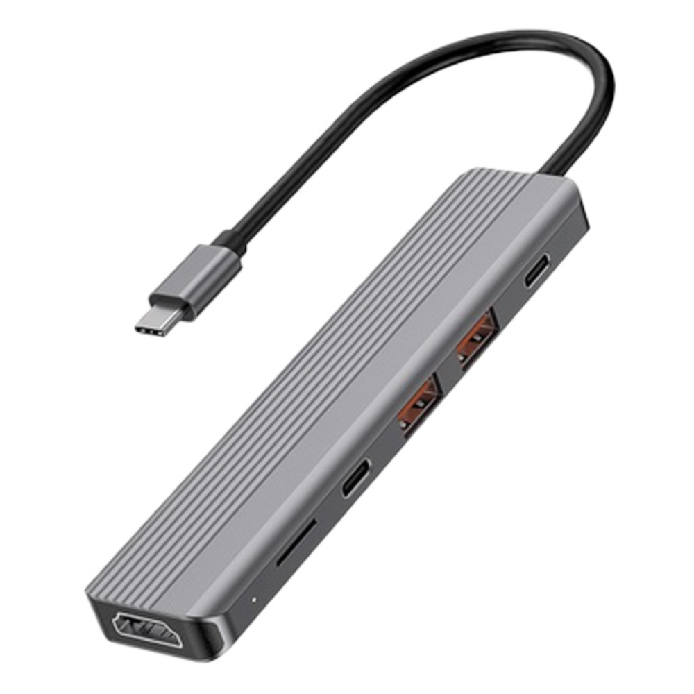 هاب 6 در 1 USB-C پاورولوژی مدل P61HBCGY