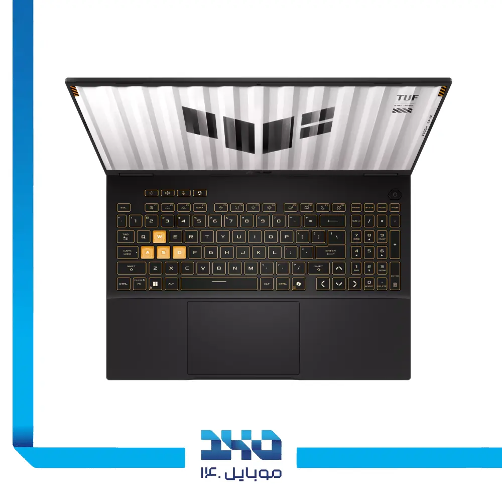 لپ تاپ ایسوس 16 اینچ مدل TUF Gaming F16 FX608JHR i7 14650HX 16GB 512GB RTX 5050