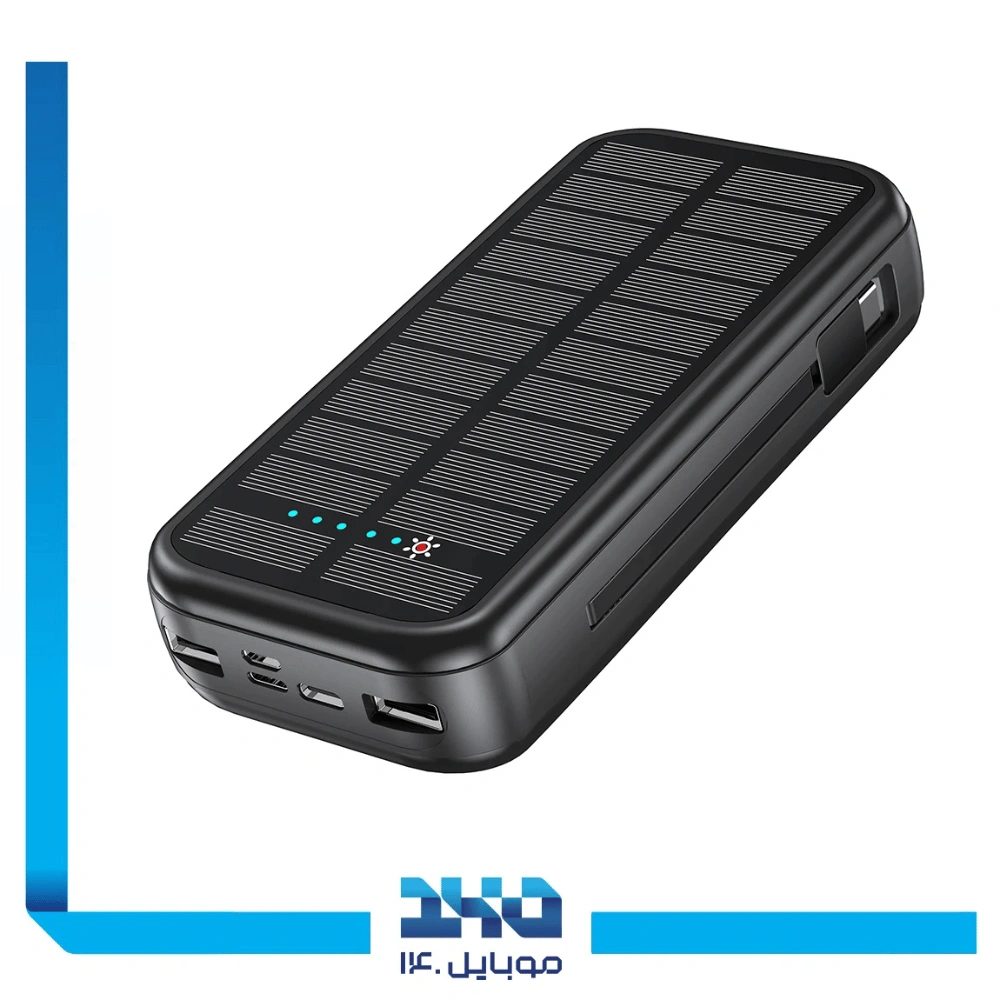 پاور بانک گرین لاین 16000 mAh مدل PD20W Solar 2
