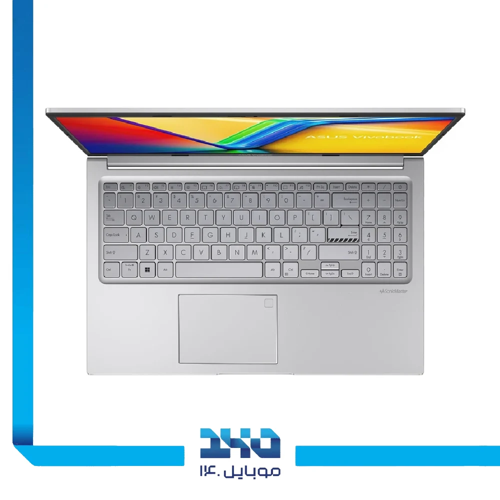 لپ تاپ ایسوس 15.6 اینچ مدل Vivobook A1504VA i5 1334U 8GB-512GB Intel Iris Xe ( حسگر اثرانگشت و بکلایت)