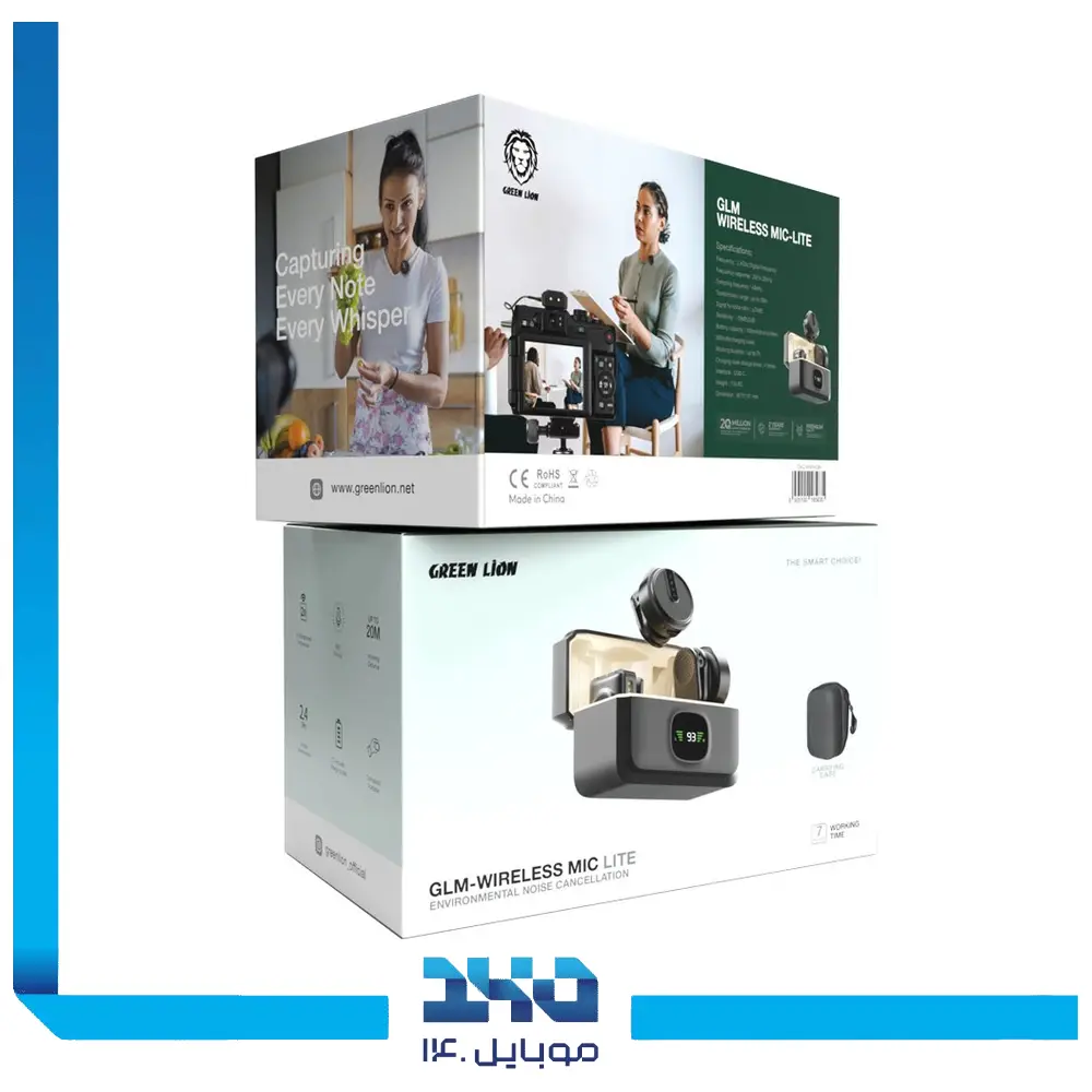 میکروفون بی‌سیم گرین لاین مدل GLM-Wireless Mic Lite