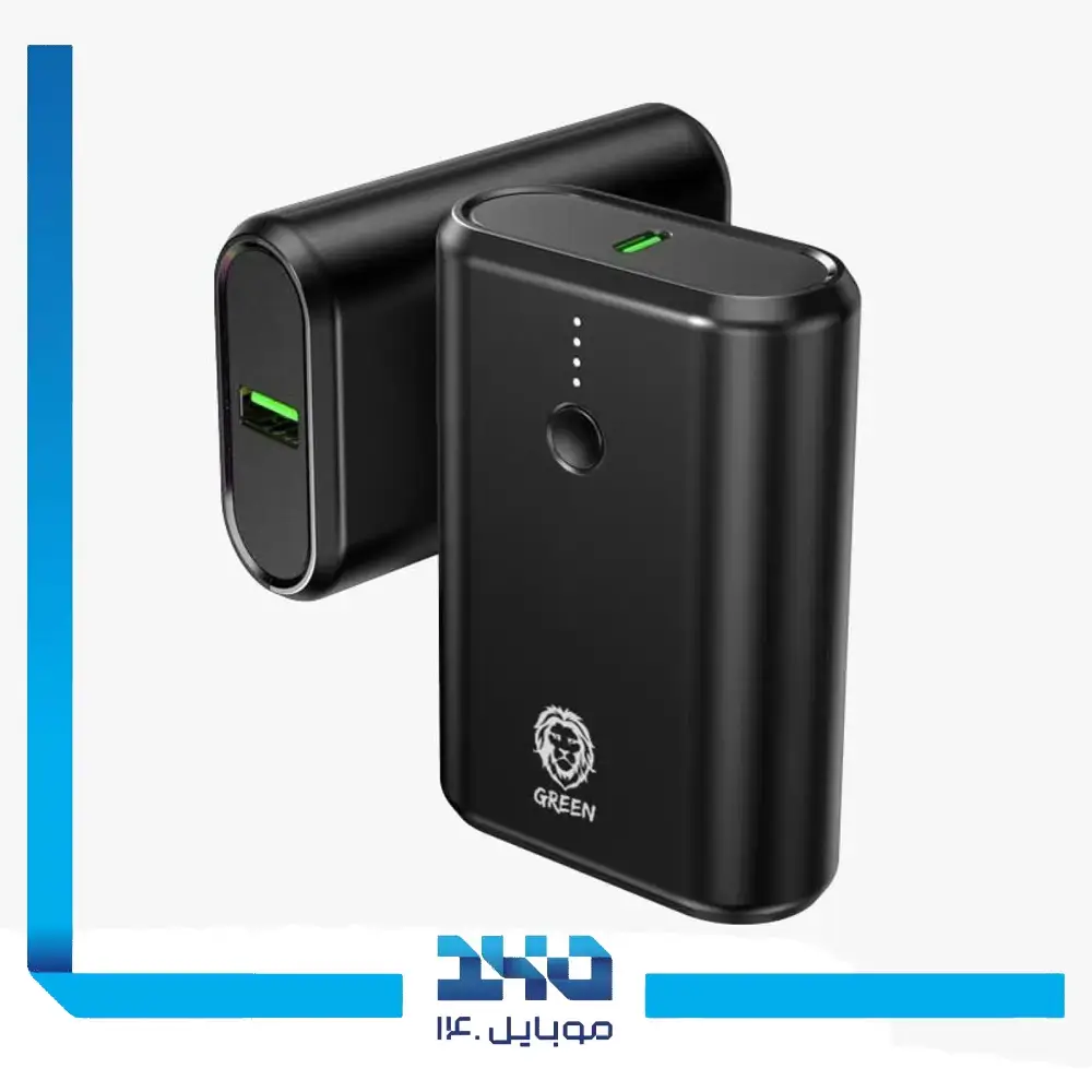 پاور بانک گرین لاین 10000 mAh مدل GNPB10KBK