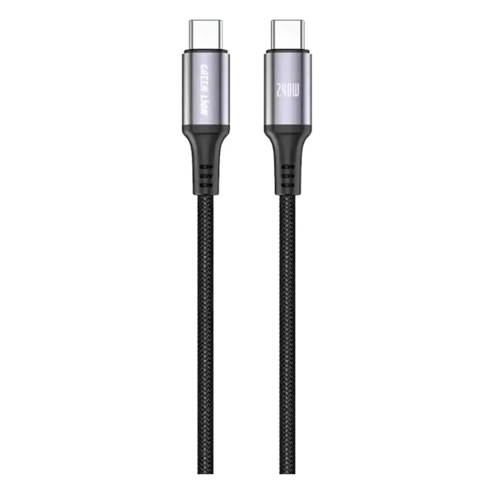 کابل دو سر تایپ سی گرین لاین مدل 240W Braided