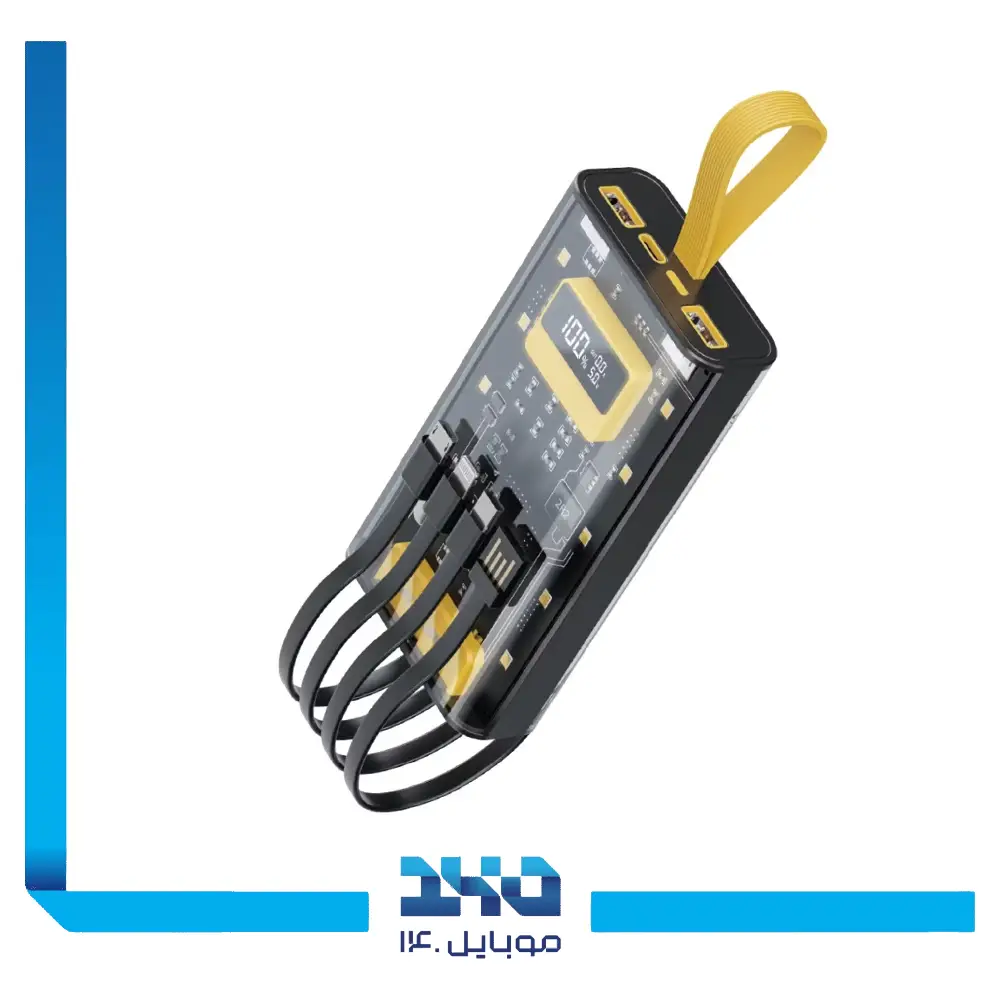 پاور بانک گرین لاین 10000 mAh مدل Transparent Pro