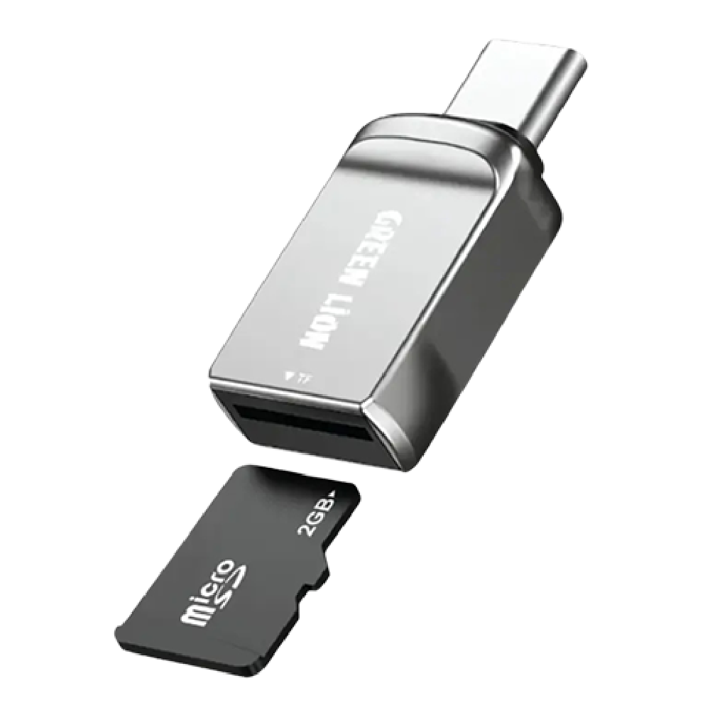 رم ریدر گرین لاین مدل تایپ سی به micro SD