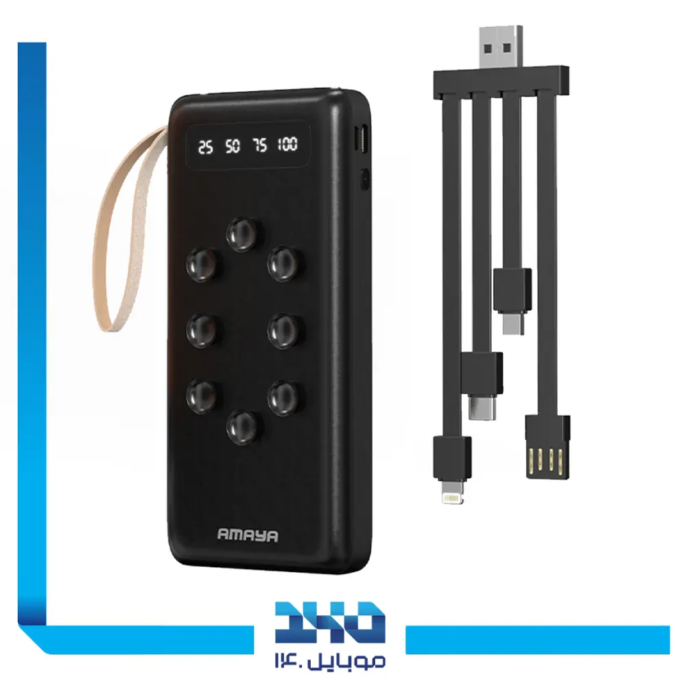 پاور بانک آمایا 10000 mAh مدل APB-D25
