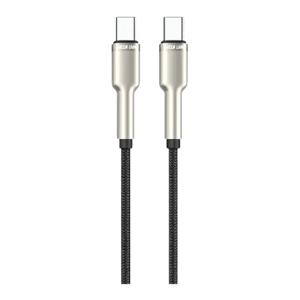 کابل دو سر تایپ سی گرین لاین مدل Braided Zinc Alloy Cable