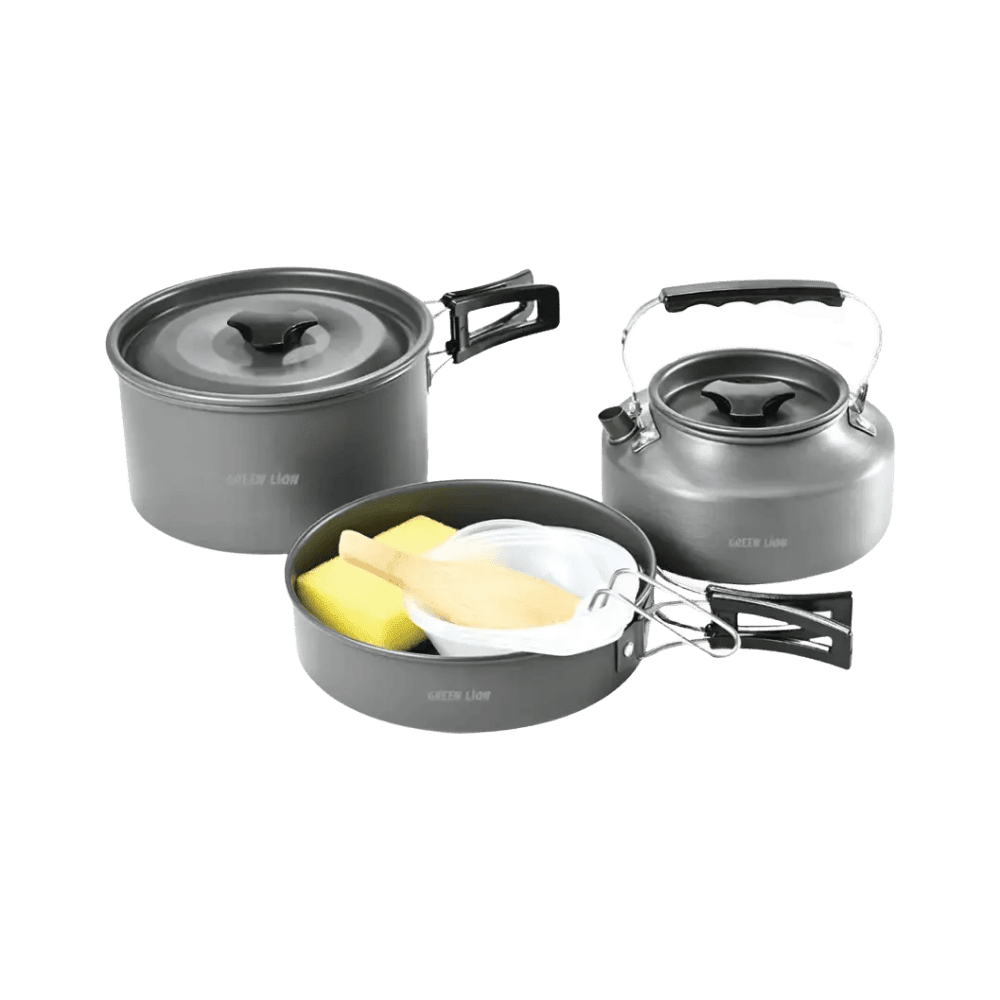 ست ظروف کمپینگ 7 در 1 گرین لاین مدل Camping Cookware